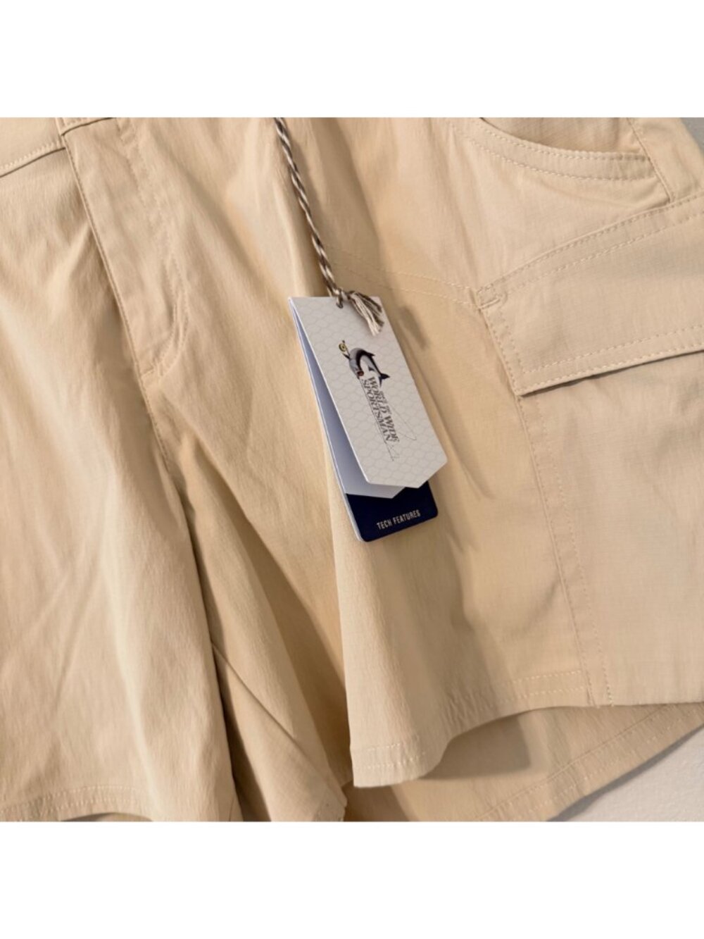 World Wide Sportsman Cargo Shorts Cement Off Shore Size 12 UPF 50+ Shorts. NWT - Picture 11 of 12